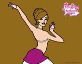 Barbie en postura de ballet