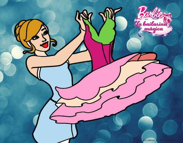 Barbie y su vestido de ballet