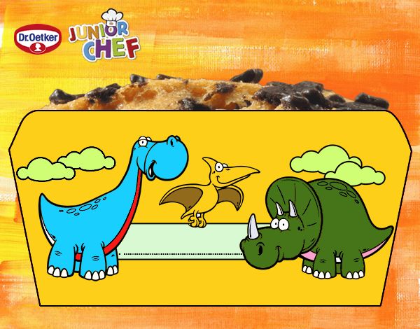 Dr Oetker Junior Chef Molde dinosaurios