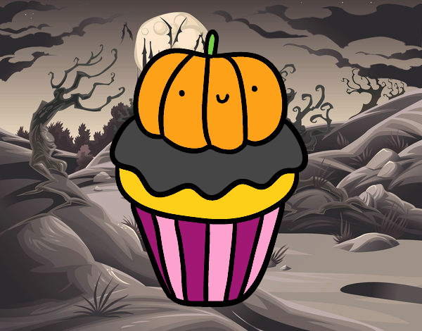 Halloween cupcake