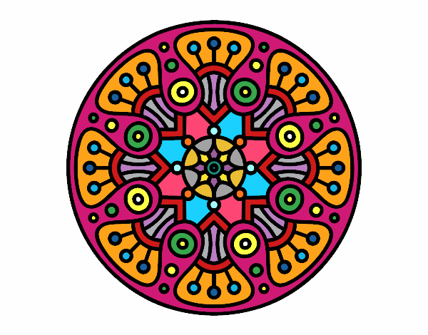 Mandala crop circle