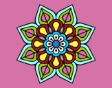 Mandala de flor sencilla