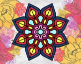 Mandala de flor sencilla