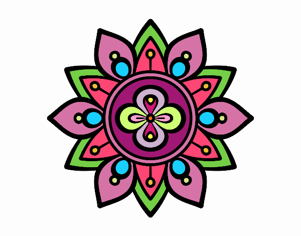 Mandala flor de loto