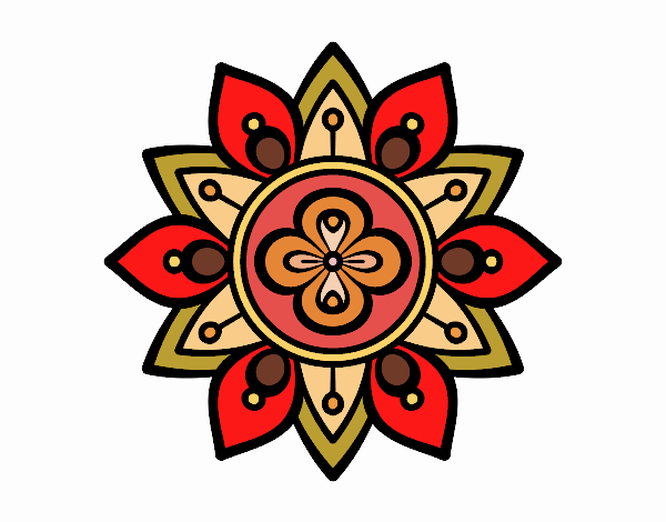 Mandala flor de loto