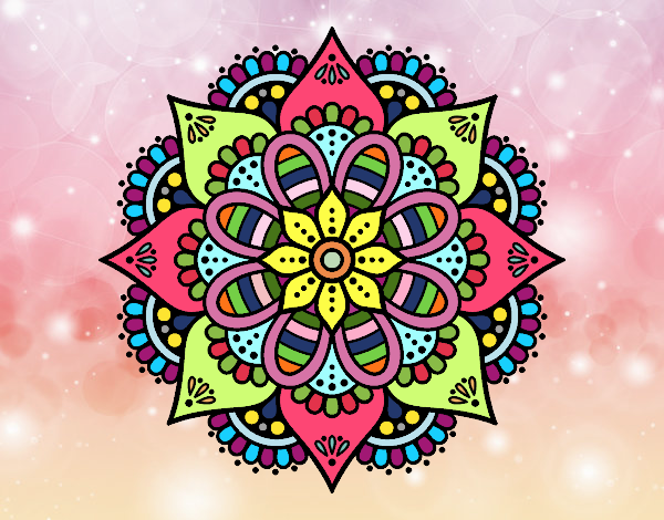 Mandala flor de primavera