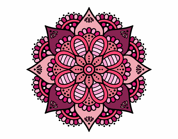 Mandala flor de primavera