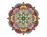 Mandala flor de primavera