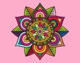 Mandala flor estelar