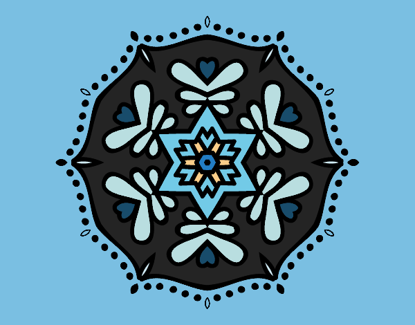 Mandala simétrica