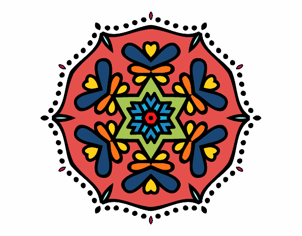 Mandala simétrica