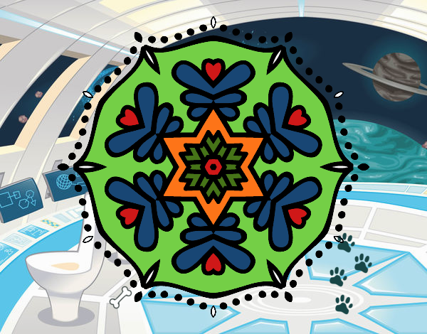 Mandala simétrica