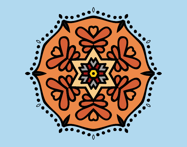 Mandala simétrica