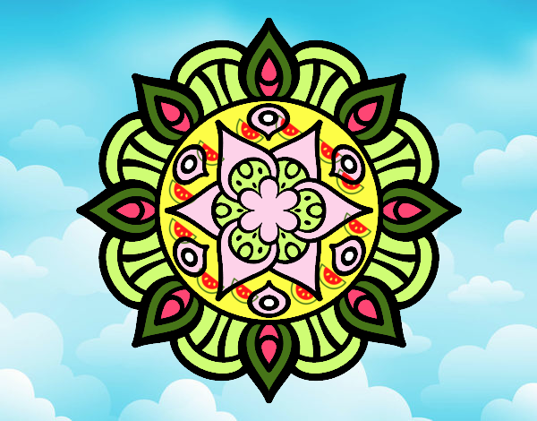 Mandala vida vegetal