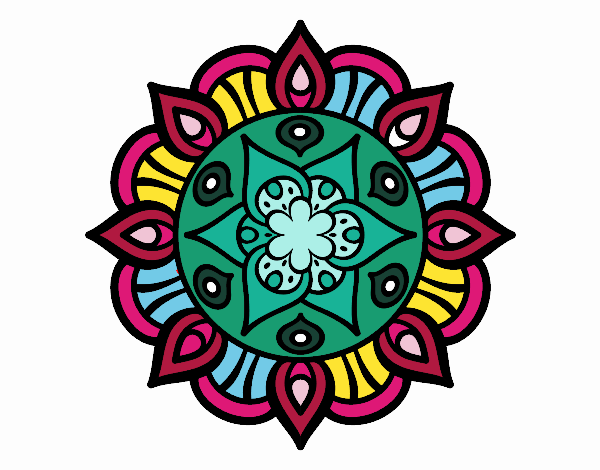 Mandala vida vegetal