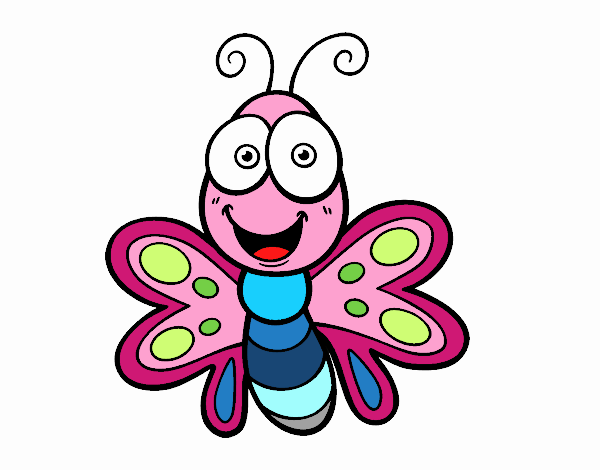 Mariposa sonriente