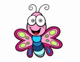 Mariposa sonriente