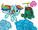 Rainbow Dash y la tortuga tanque