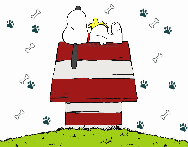 Snoopy durmiendo