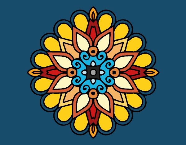 Un mandala estilo árabe