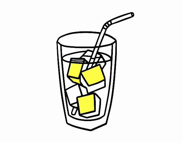 Un vaso de refresco