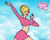 Barbie en postura de ballet