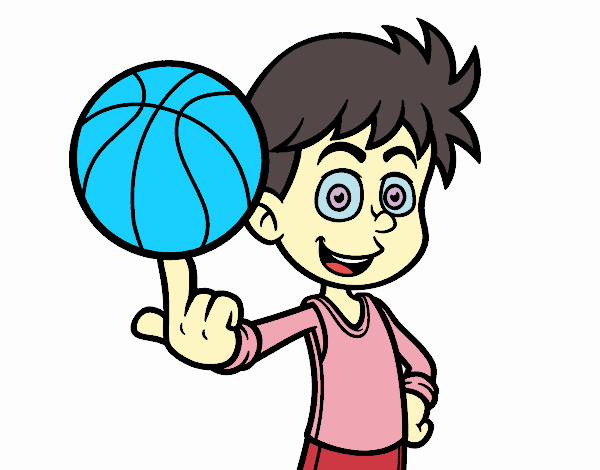 Jugador de baloncesto junior