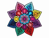 Mandala de flor sencilla