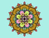 Mandala destello floral