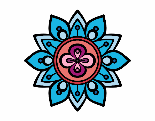 Mandala flor de loto