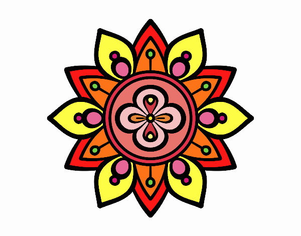 Mandala flor de loto