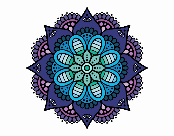 Mandala flor de primavera