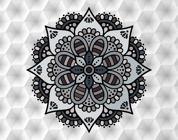 gray mandala