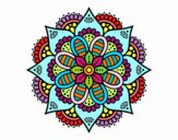 Mandala flor de primavera