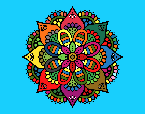 Mandala flor de primavera