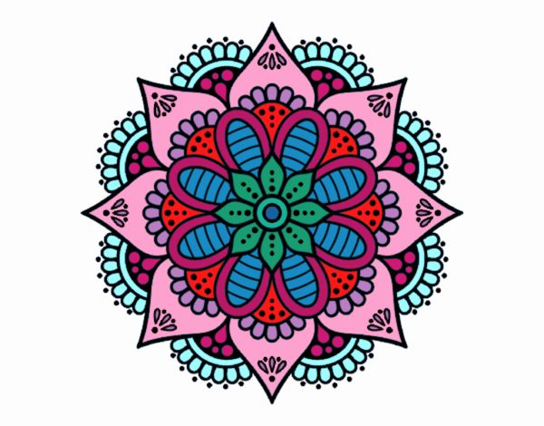 Mandala flor de primavera