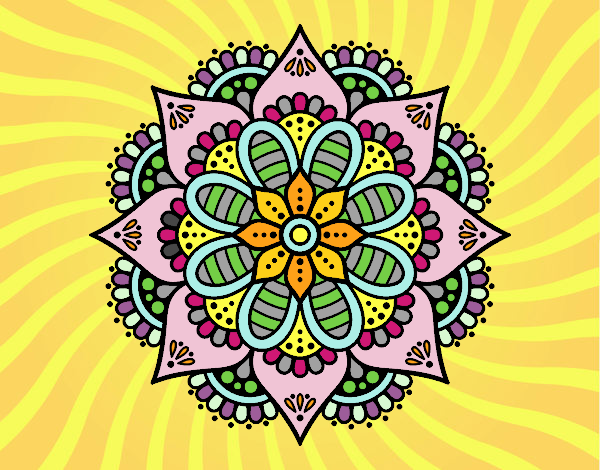 Mandala flor de primavera