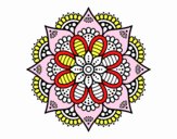 Mandala flor de primavera