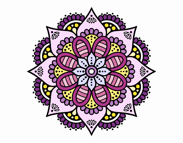 Mandala flor de primavera