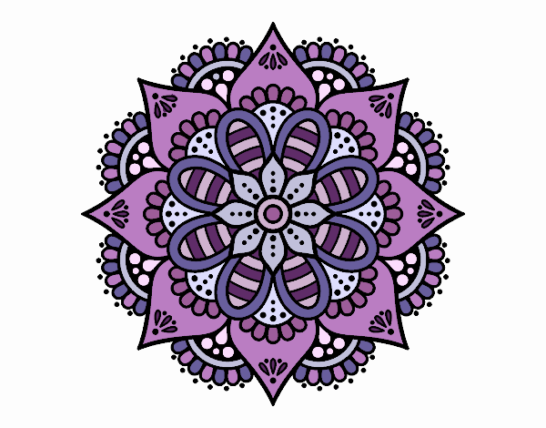 Mandala flor de primavera