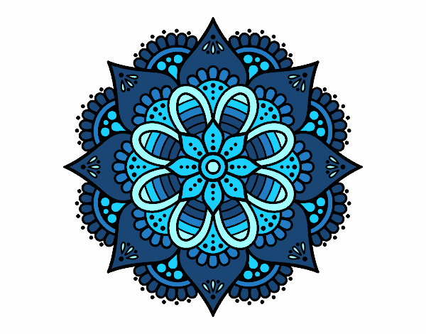 Mandala flor de primavera