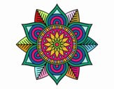 Mandala flor estelar