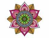 Mandala flor estelar