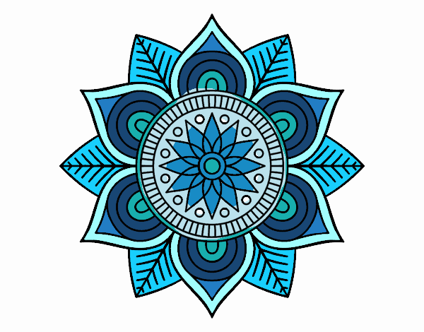 Mandala flor estelar