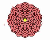 Mandala pétalos de flor