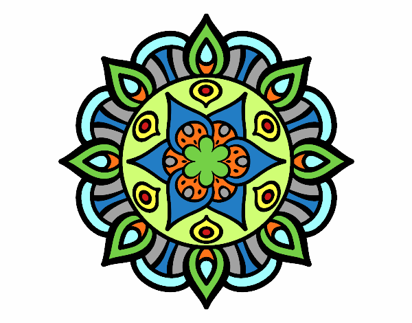 Mandala vida vegetal