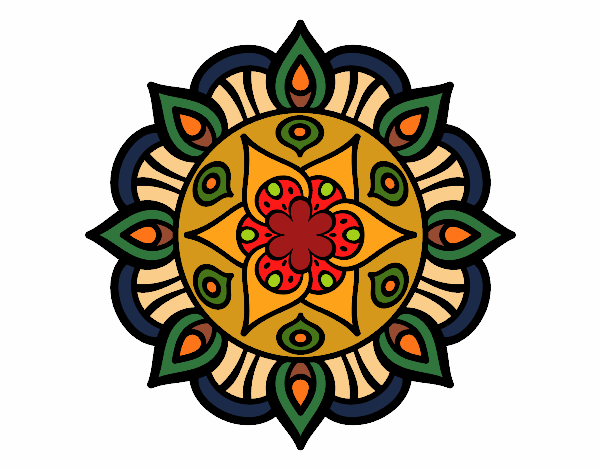 Mandala vida vegetal