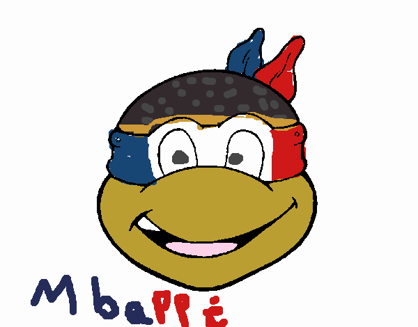 dibujo de K.Mbappe