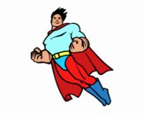 Superman volando