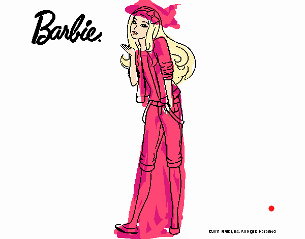 Barbie con look casual